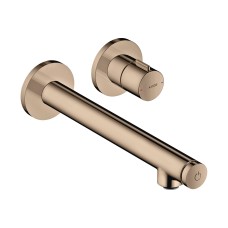 Змішувач Axor Uno Select для умивальника зі стіни: вилив 220 мм Polished Red Gold 45113300