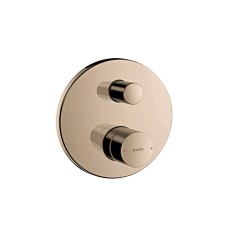 Змішувач Axor Uno прихованого монтажу для ванни/душу з ручкою Zero, колір Polished Red Gold (45405300)