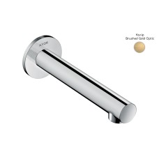 Вилив AXOR Uno на ванну виступ 193 мм, Brushed Gold Optic (45410250)