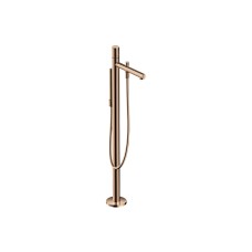 Змішувач Axor Uno для ванни підлоговий, ручка Zero, Polished Red Gold 45416300