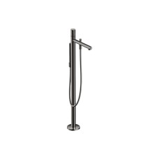 Змішувач Axor Uno для ванни підлоговий, ручка Zero, Polished Black Chrome 45416330
