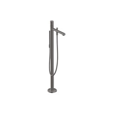 Змішувач Axor Uno для ванни підлоговий, ручка Zero, Brushed Black Chrome 45416340