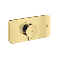 Термостат на 1 споживач Axor One прихованого монтажу, Polished Gold Optic (45711990)
