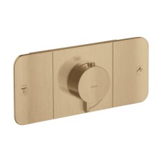 Термостат для 2-х споживачів Axor One, Brushed Bronze 45712140