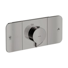 Термостат для 2-х споживачів Axor One, Polished Black Chrome 45712330