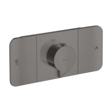 Термостат для 2-х споживачів Axor One, Brushed Black Chrome 45712340
