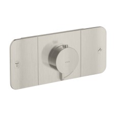 Термостат для 2-х споживачів Axor One, Stainless Steel Optic 45712800