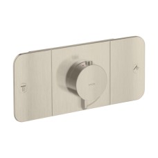 Термостат для 2-х споживачів Axor One, Brushed Nickel 45712820
