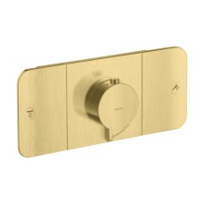 Термостат для 2-х споживачів Axor One, Brushed Brass  45712950