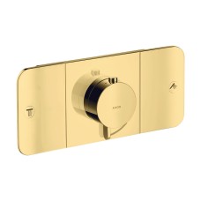 Термостат для 2-х споживачів Axor One, Polished Gold Optic 45712990