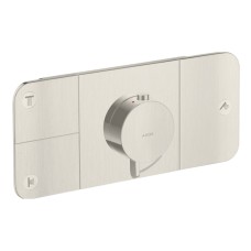 Термостат для 3-х споживачів Axor One, Stainless Steel Optic 45713800