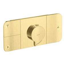 Термостат для 3-х споживачів Axor One, Brushed Brass 45713950