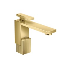 Змішувач Axor Edge 130 для умивальника Diamond Cut, Polished Gold Optic 46011990