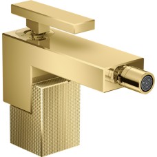 Змішувач Axor Edge для біде з push-open Diamond Cut, Polished Gold Optic 46211990