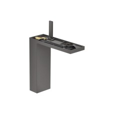 Змішувач Axor MyEdition 230 для умивальника без накладки, Brushed Black Chrome 47022340