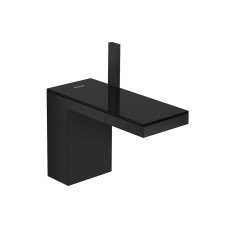 Змішувач Axor MyEdition 110 для умивальника MattBlack з накладкою Black Glass 47030670