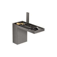 Змішувач Axor MyEdition 110 для умивальника без накладки, Brushed Black Chrome 47032340