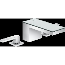 Змішувач Axor MyEdition 70 для умивальника на 3 отвори Chrome/Mirror Glass (47050000)