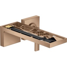 Змішувач Axor MyEdition 221 для умивальника зі стіни на 2 отвори без накладки, Brushed Red Gold 47062310