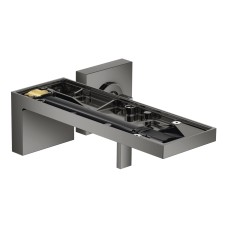 Змішувач Axor MyEdition 221 для умивальника зі стіни на 2 отвори без накладки, Polished Black Chrome 47062330
