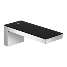 Вилив Axor MyEdition на ванну, виступ 176 мм Chrome з накладкою Black Glass (47410600)