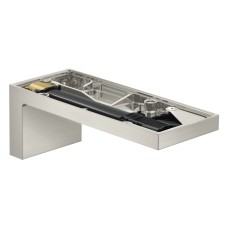 Вилив Axor MyEdition на ванну, виступ 176  мм, без накладки, Stainless Steel Optic (47412800)
