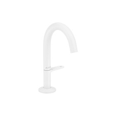 Змішувач AXOR One Select 140 для умивальника з донним клапаном push-open, Matt White (48010700)