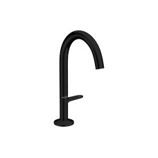 Змішувач AXOR One Select 170 для умивальника з донним клапаном push-open Matt Black (48020670)