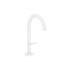 Змішувач AXOR One Select 170 для умивальника з донним клапаном push-open Matt White (48020700)