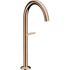 Змішувач AXOR One Select 260 для умивальника з донним клапаном push-open, Polished Red Gold (48030300)