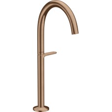 Змішувач AXOR One Select 260 для умивальника з донним клапаном push-open, Brushed Red Gold (48030310)
