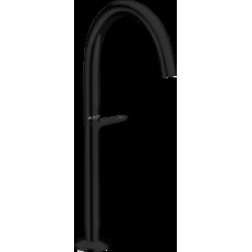 Змішувач AXOR One Select 260 для умивальника з донним клапаном push-open, Matt Black (48030670)