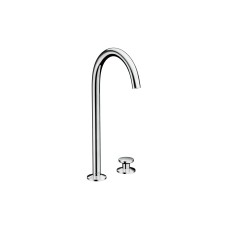 Змішувач AXOR One Select 260 для умивальника на 2 отвори з донним клапаном push-open, Chrome (48060000)