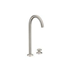 Змішувач AXOR One Select 260 для умивальника на 2 отвори з д/к push-open Stainless Steel Optic (48060800)