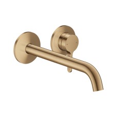 Змішувач AXOR One 220 для умивальника зі стіни, Brushed Bronze (48120140)