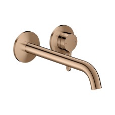 Змішувач AXOR One 220 для умивальника зі стіни, Polished Red Gold (48120300)