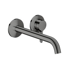 Змішувач AXOR One 220 для умивальника зі стіни, Polished Black Chrome (48120330)