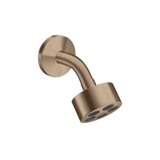 Верхній душ Axor One 75 1jet EcoSmart зі стіновим кронштейном, Brushed Red Gold (48490310)