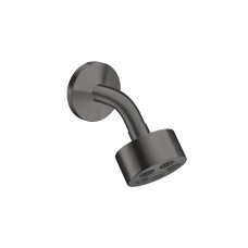 Верхній душ Axor One 75 1jet EcoSmart зі стіновим кронштейном, Brushed Black Chrome (48490340)
