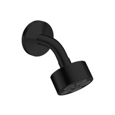 Верхній душ Axor One 75 1jet EcoSmart зі стіновим кронштейном, Matt Black (48490670)