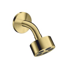Верхній душ Axor One 75 1jet EcoSmart зі стіновим кронштейном, Polished Gold Optic (48490990)