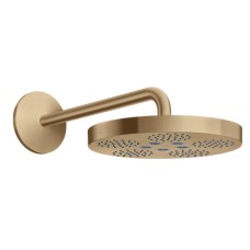 Верхній душ Axor One 280 1jet зі стіновим кронштейном, Brushed Bronze (48491140)