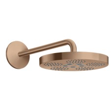 Верхній душ Axor One 280 1jet зі стіновим кронштейном Brushed Red Gold (48491310)