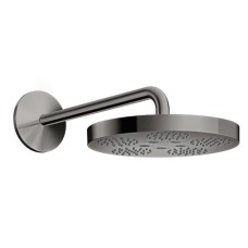 Верхній душ Axor One 280 1jet зі стіновим кронштейном, Polished Black Chrome (48491330)