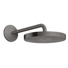 Верхній душ Axor One 280 1jet зі стіновим кронштейном, Brushed Black Chrome (48491340)