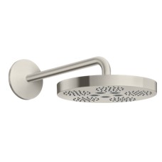 Верхній душ Axor One 280 1jet зі стіновим кронштейном Stainless Steel Optic (48491800)