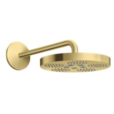 Верхній душ Axor One 280 1jet зі стіновим кронштейном, Brushed Brass (48491950)