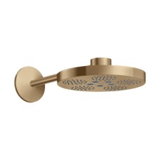 Верхній душ Axor One 280 2jet зі стіновим кронштейном, Brushed Bronze (48492140)