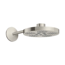 Верхній душ Axor One 280 2jet зі стіновим кронштейном, Stainless Steel Optic (48492800)