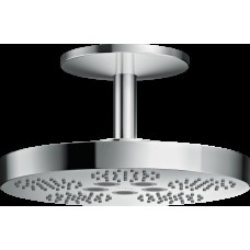 Верхній душ Axor One 280 2jet зі стельовим кронштейном 211 мм, Chrome (48494000)